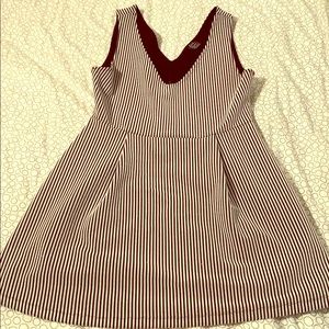 Black and White Zara skater dress